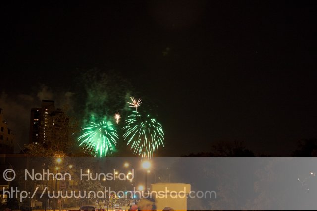 Minneapolis fireworks on 4 July 2010